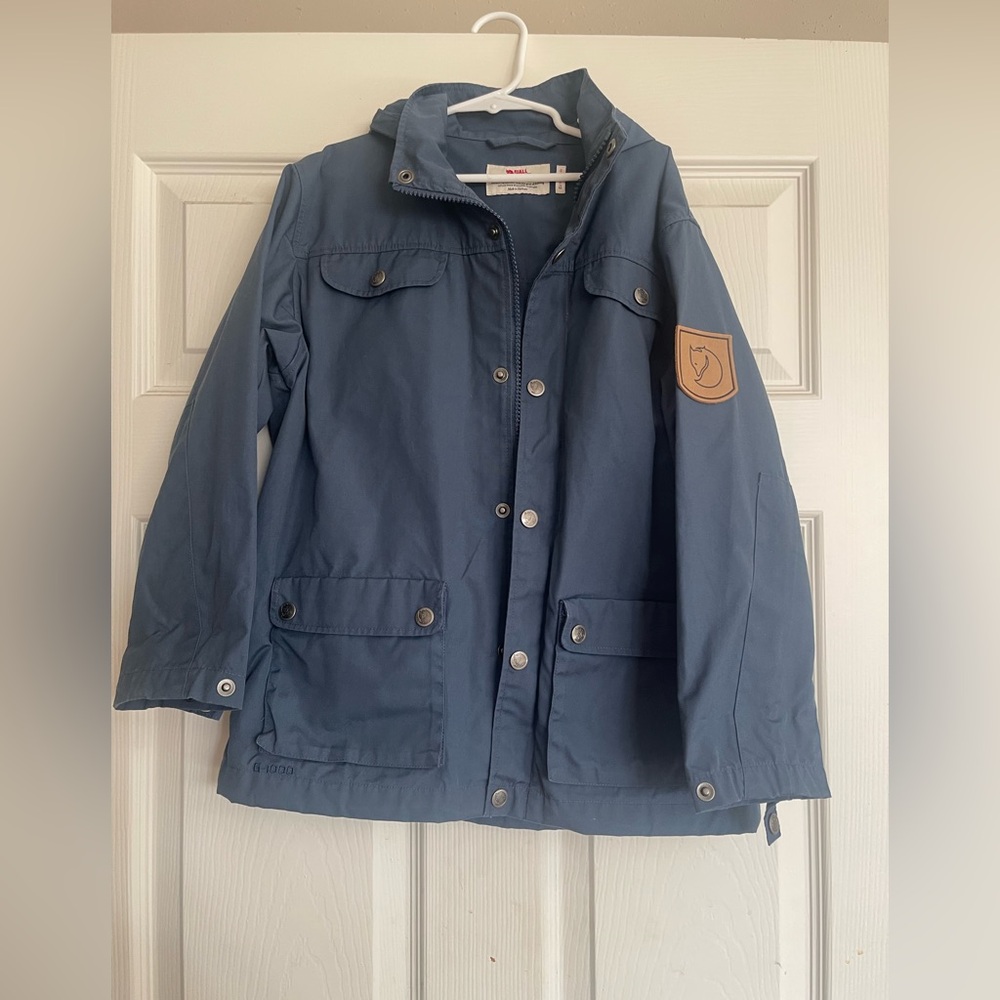 Fjallraven Kids Blue Raincoat